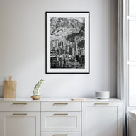 Tehran Photo B&W Poster
