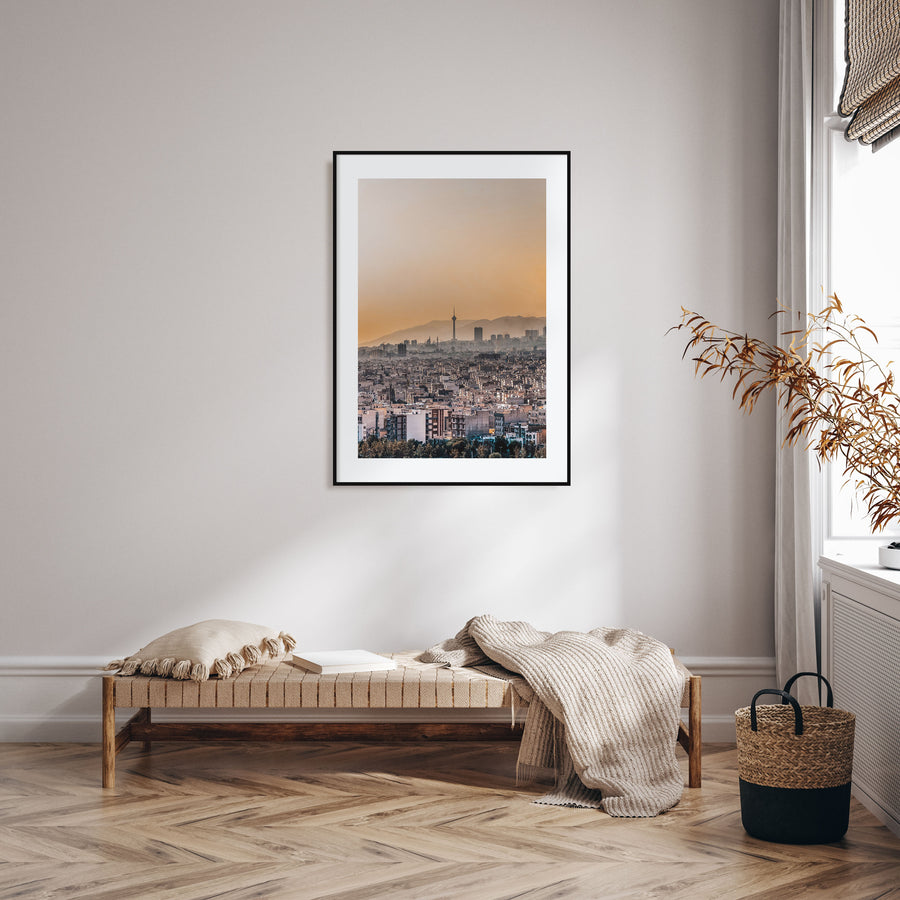Tehran Photo Color Poster