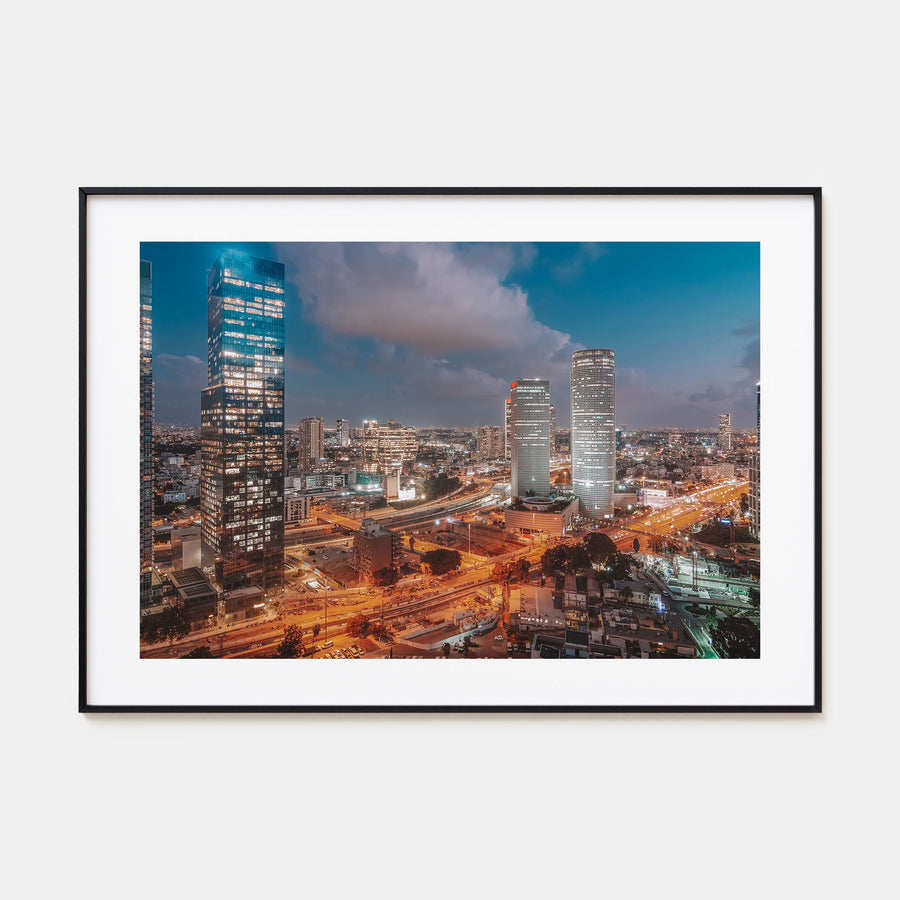 Tel Aviv Landscape Color Poster