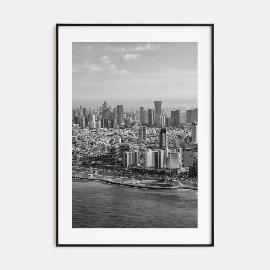 Tel Aviv Photo B&W No 1 Poster