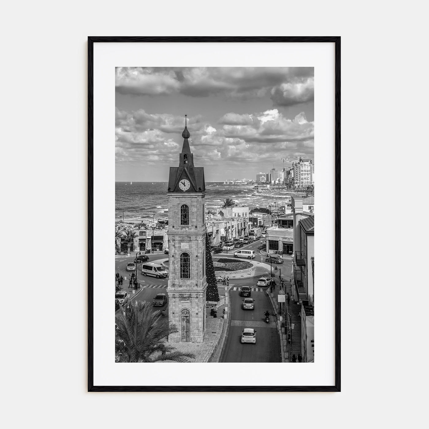 Tel Aviv Photo B&W No 2 Poster