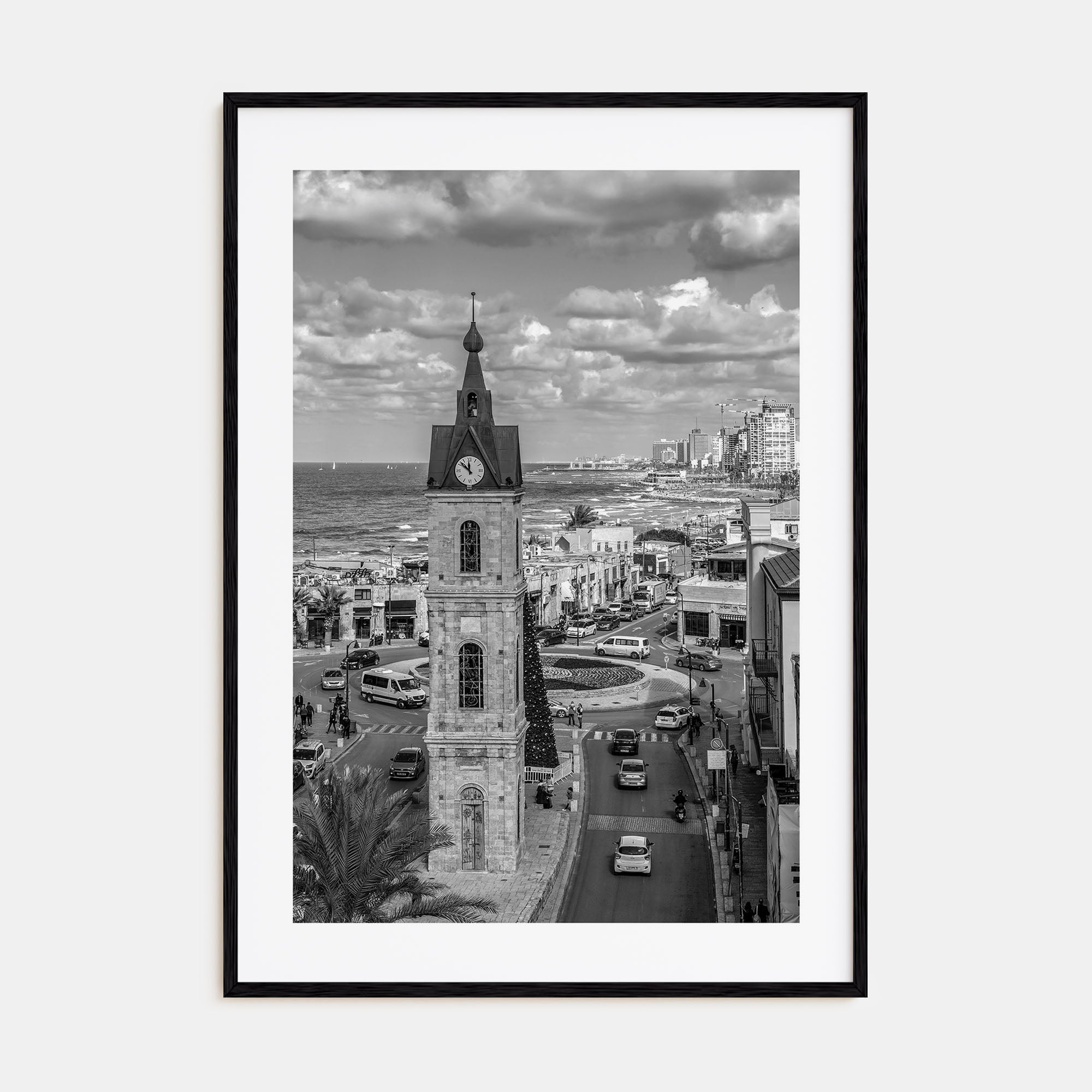 Tel Aviv Photo B&W No 2 Poster