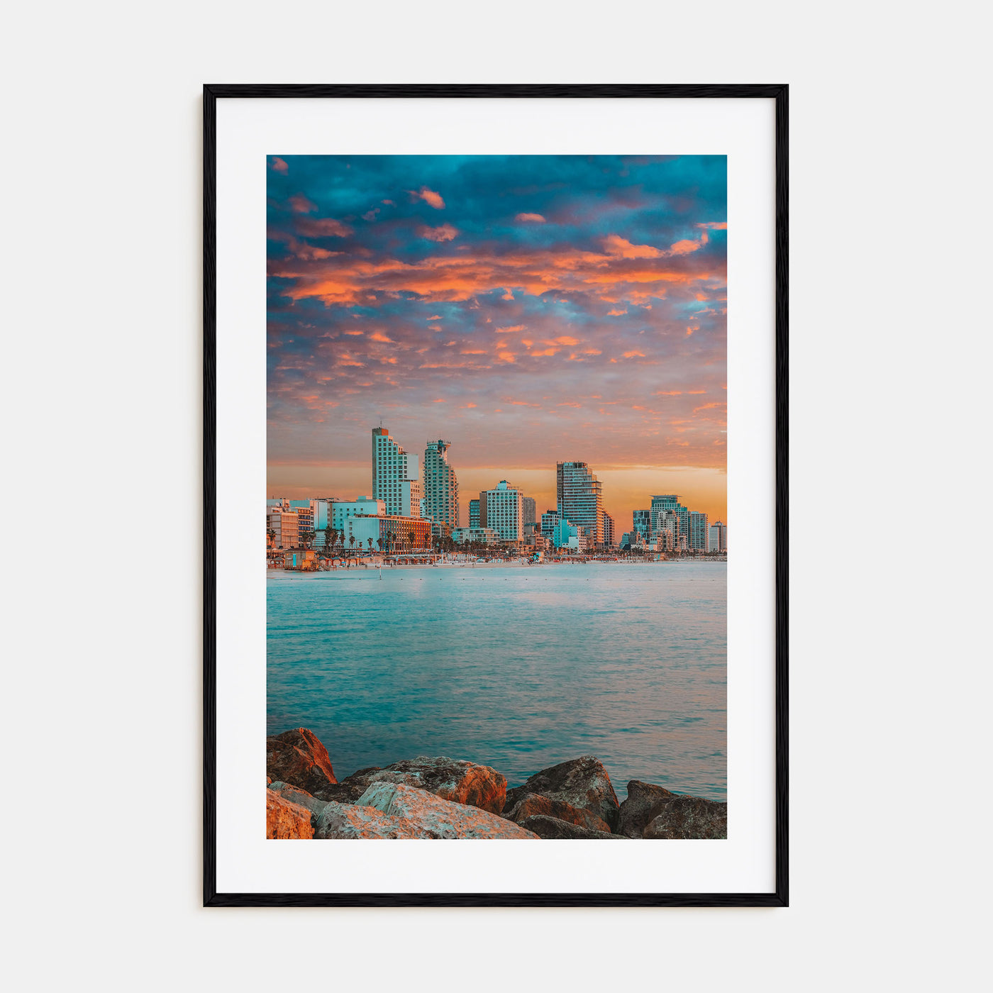 Tel Aviv Photo Color No 2 Poster