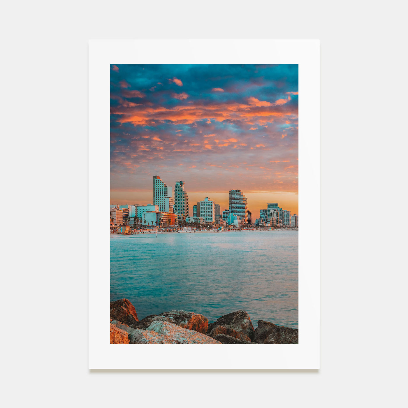 Tel Aviv Photo Color No 2 Poster