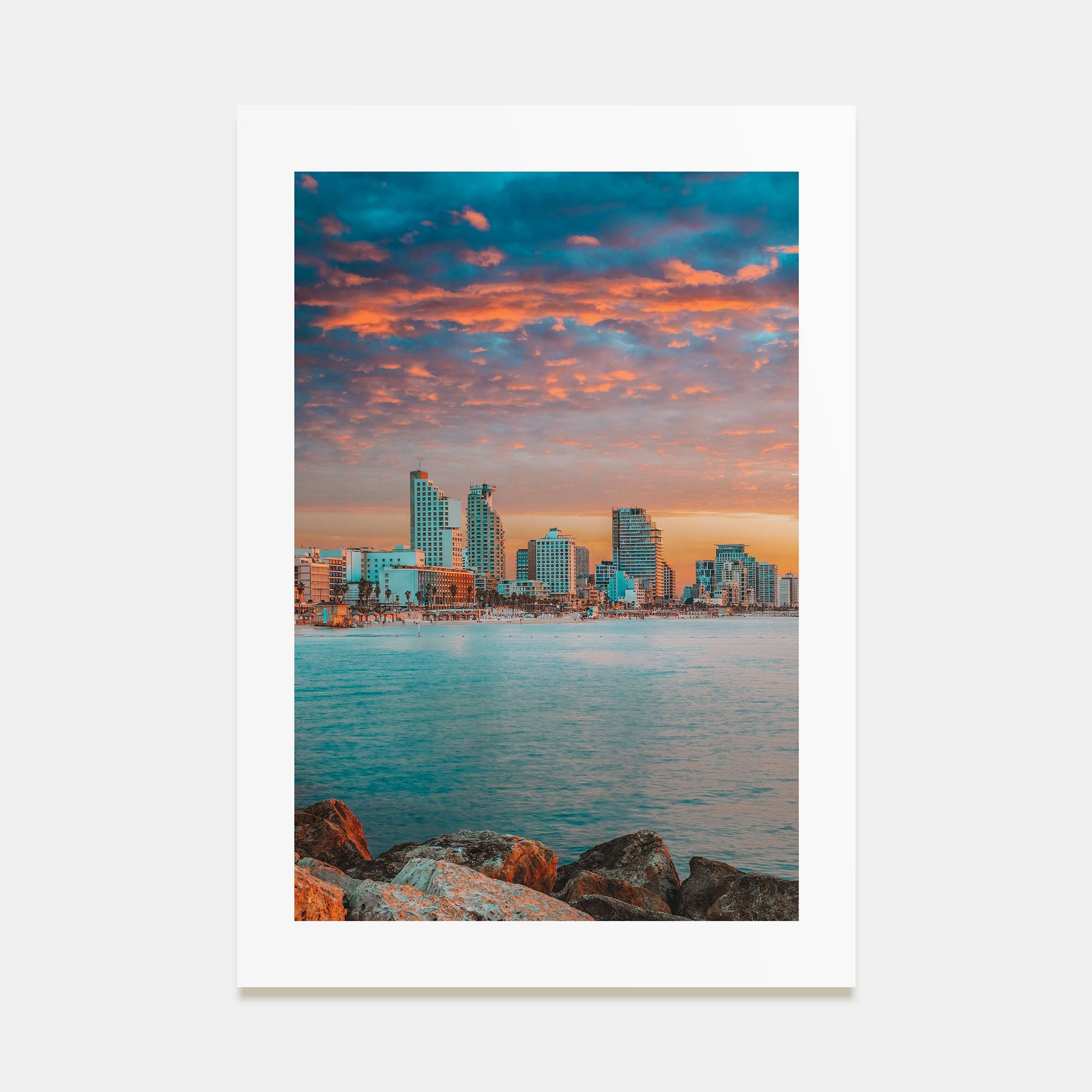 Tel Aviv Photo Color No 2 Poster