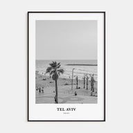 Tel Aviv Portrait B&W No 1 Poster