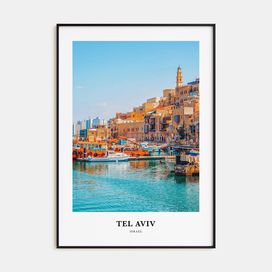 Tel Aviv Portrait Color Poster