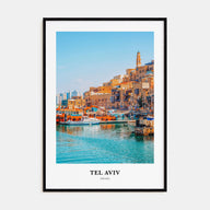 Tel Aviv Portrait Color Poster