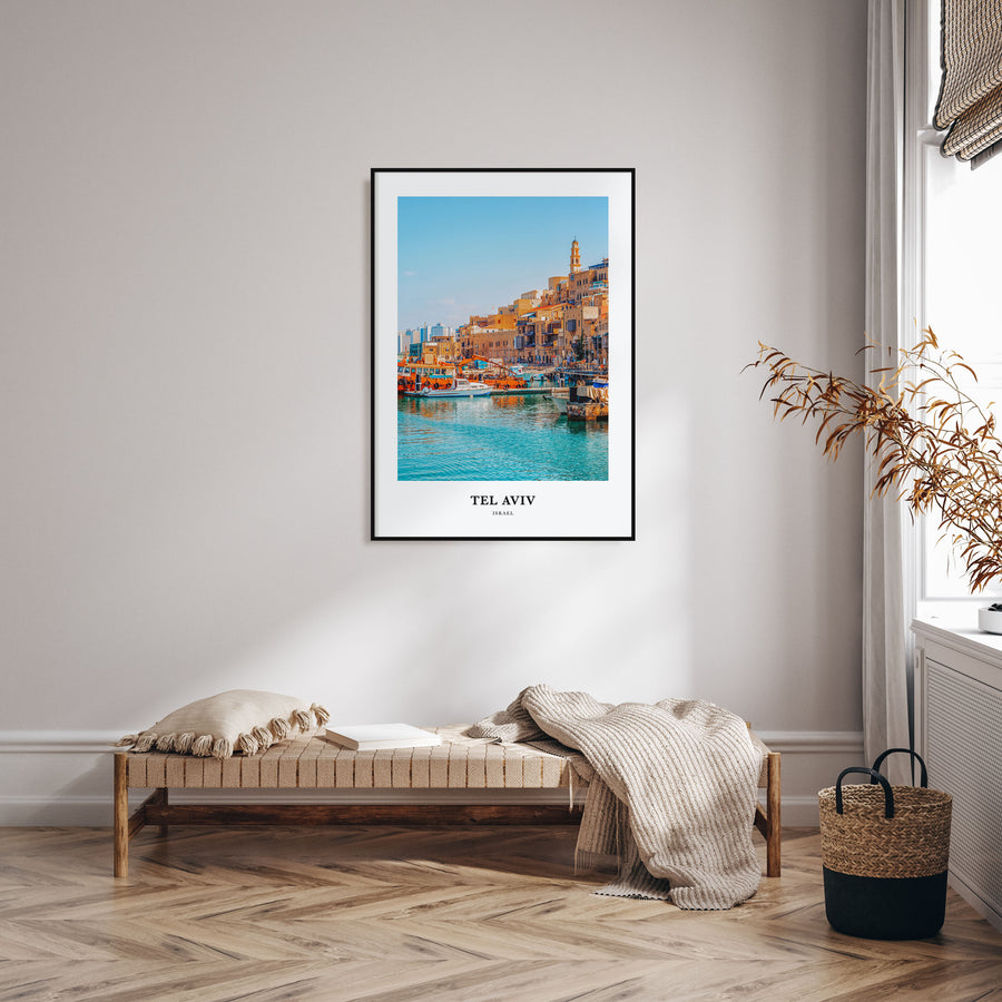 Tel Aviv Portrait Color Poster