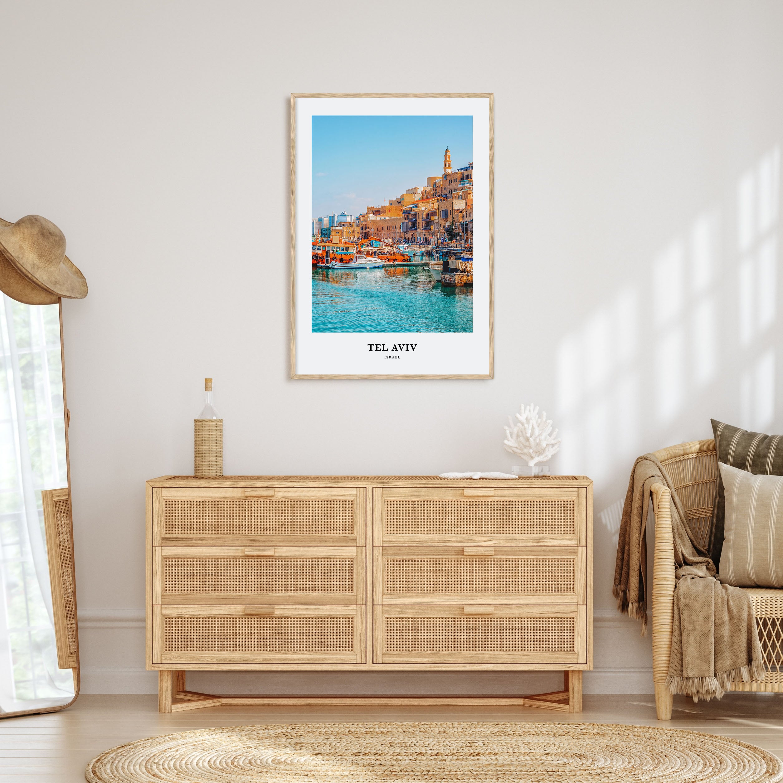 Tel Aviv Portrait Color Poster