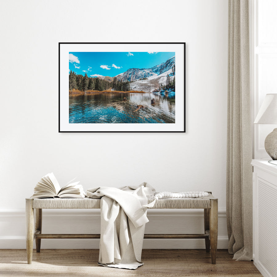 Telluride Landscape Color Poster