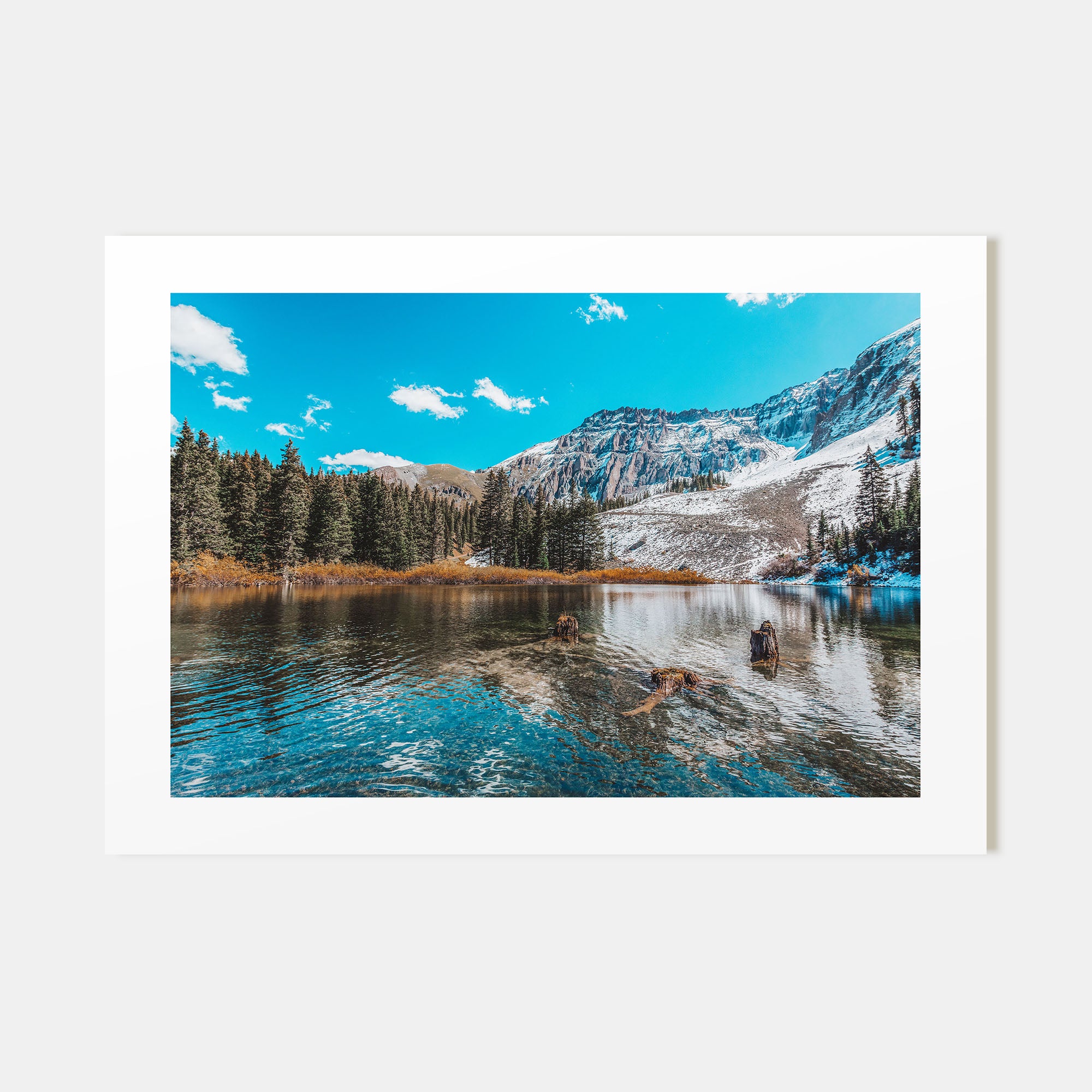 Telluride Landscape Color Poster