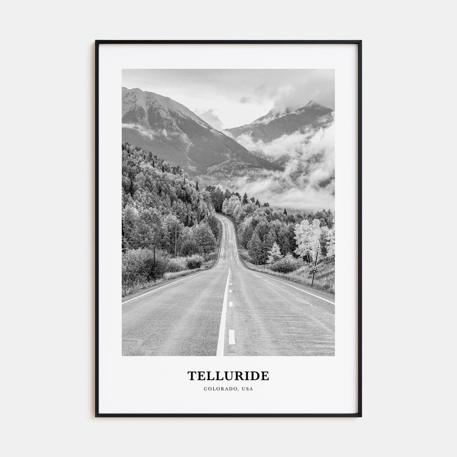 Telluride Portrait B&W No 1 Poster