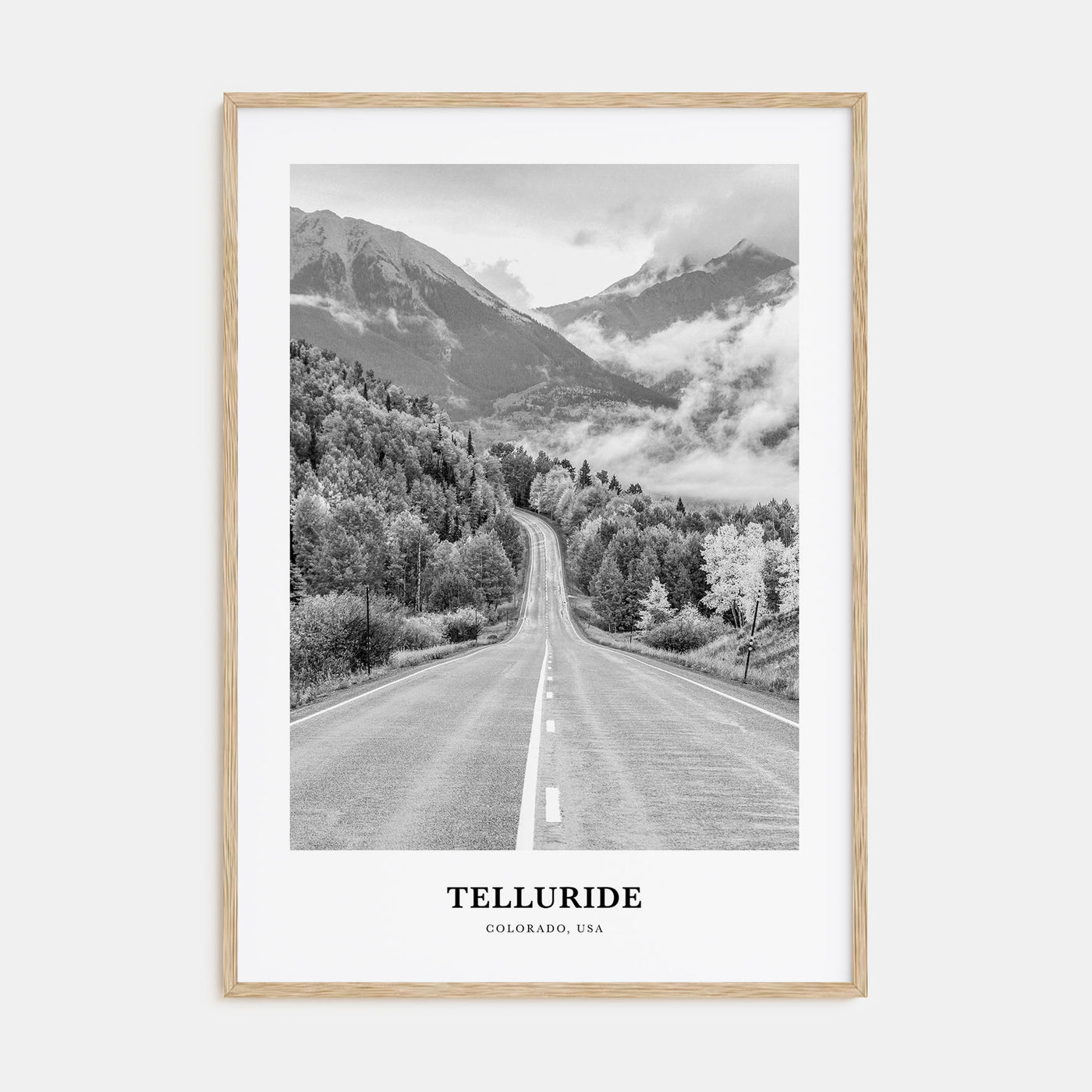 Telluride Portrait B&W No 1 Poster