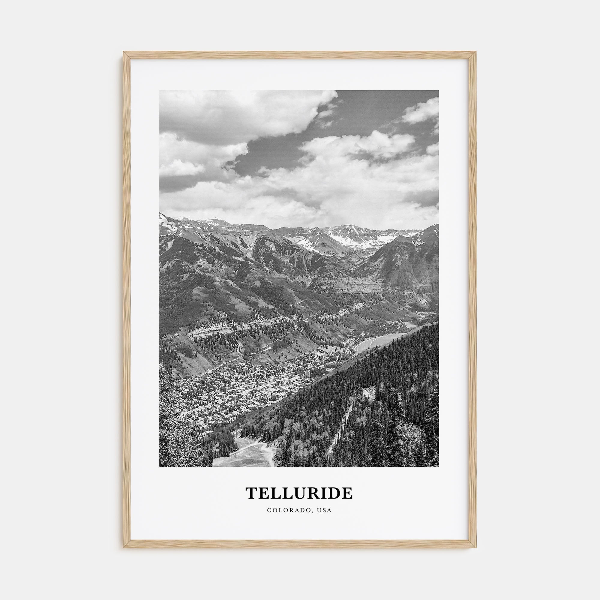 Telluride Portrait B&W No 2 Poster