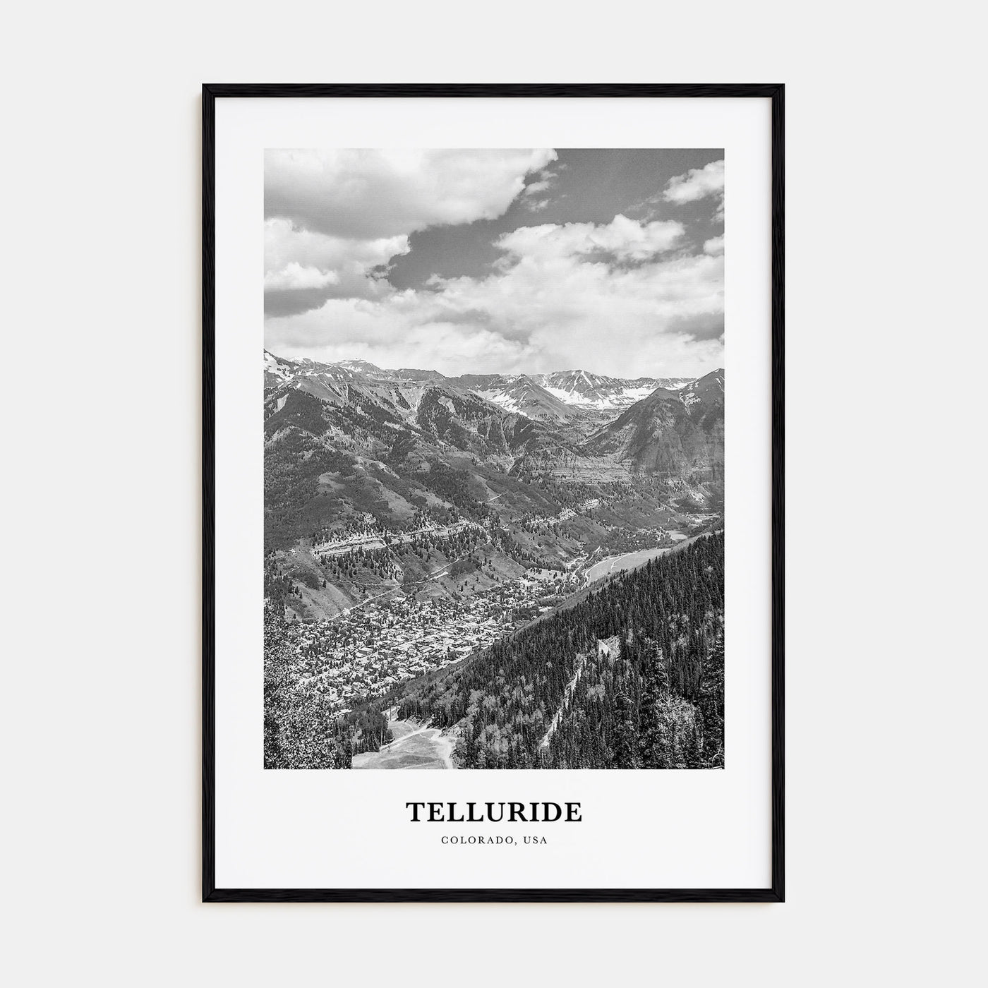 Telluride Portrait B&W No 2 Poster