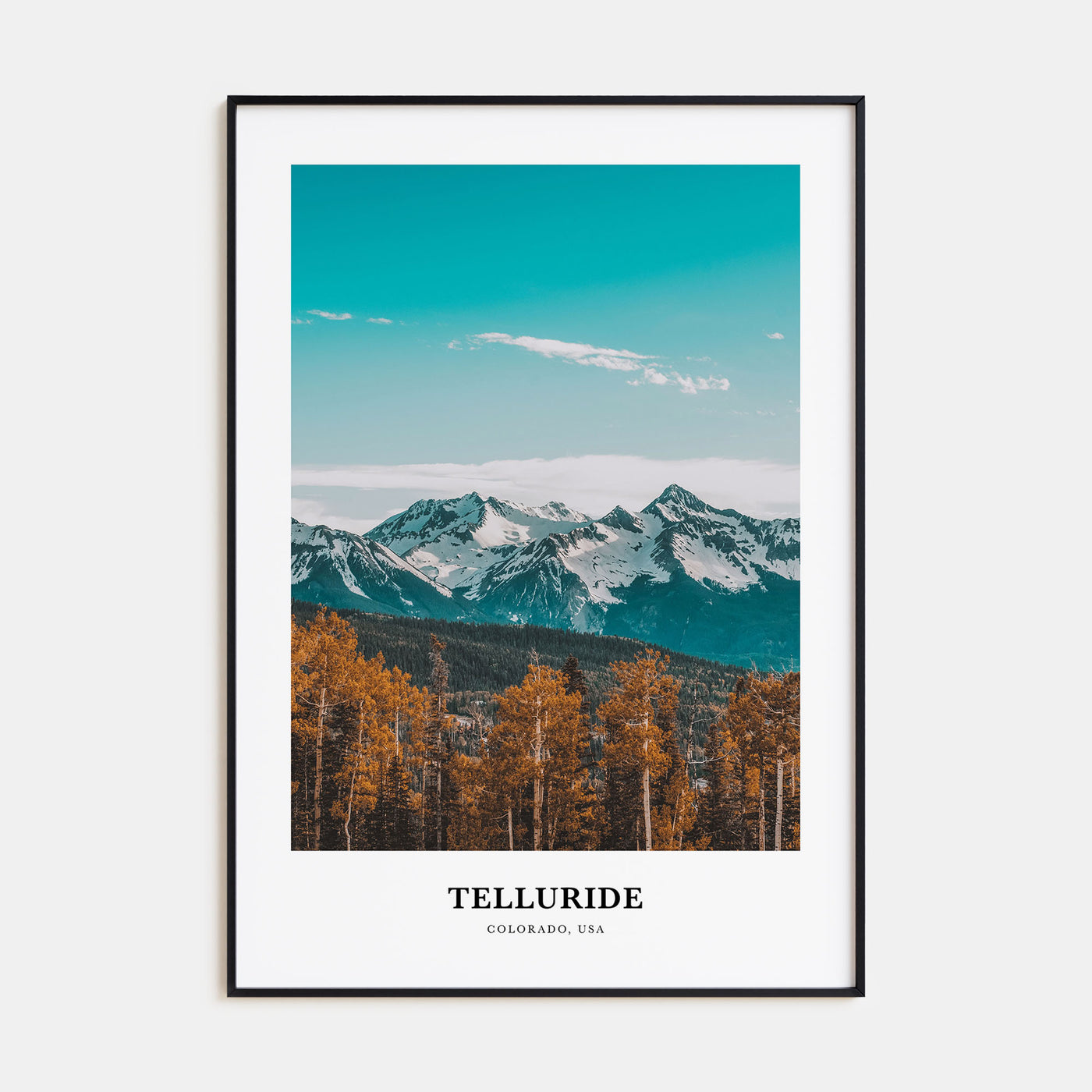 Telluride Portrait Color Poster