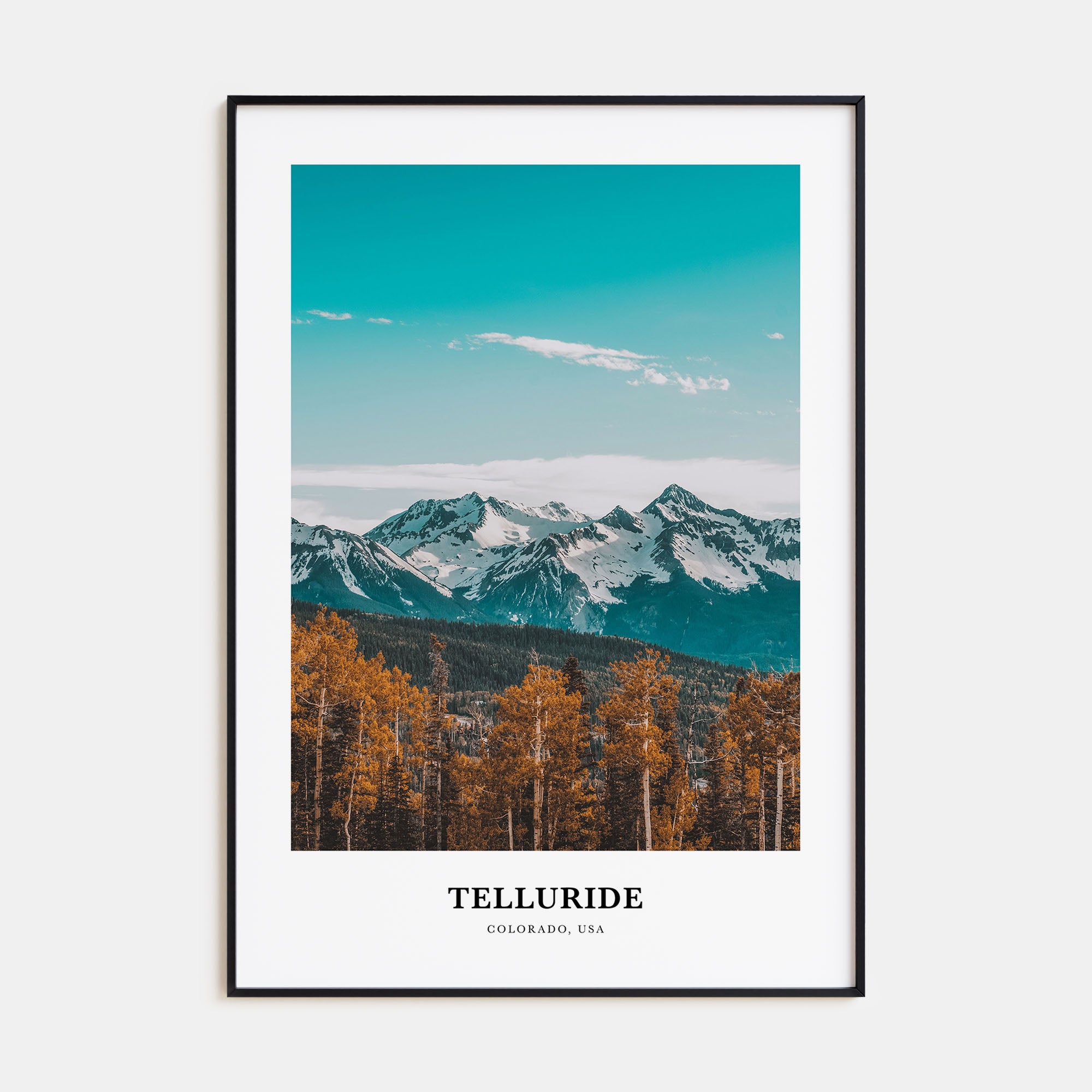 Telluride Portrait Color Poster