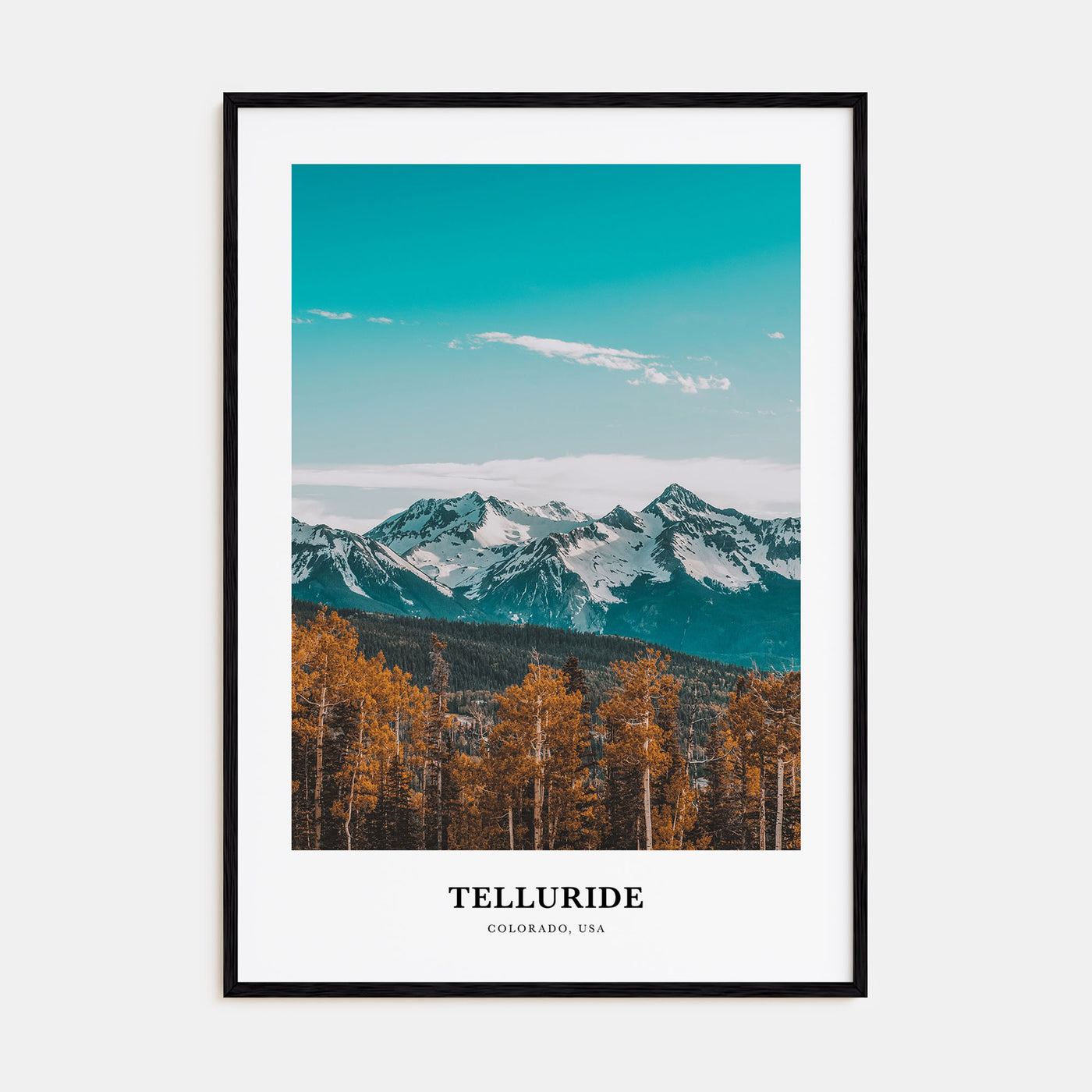 Telluride Portrait Color Poster