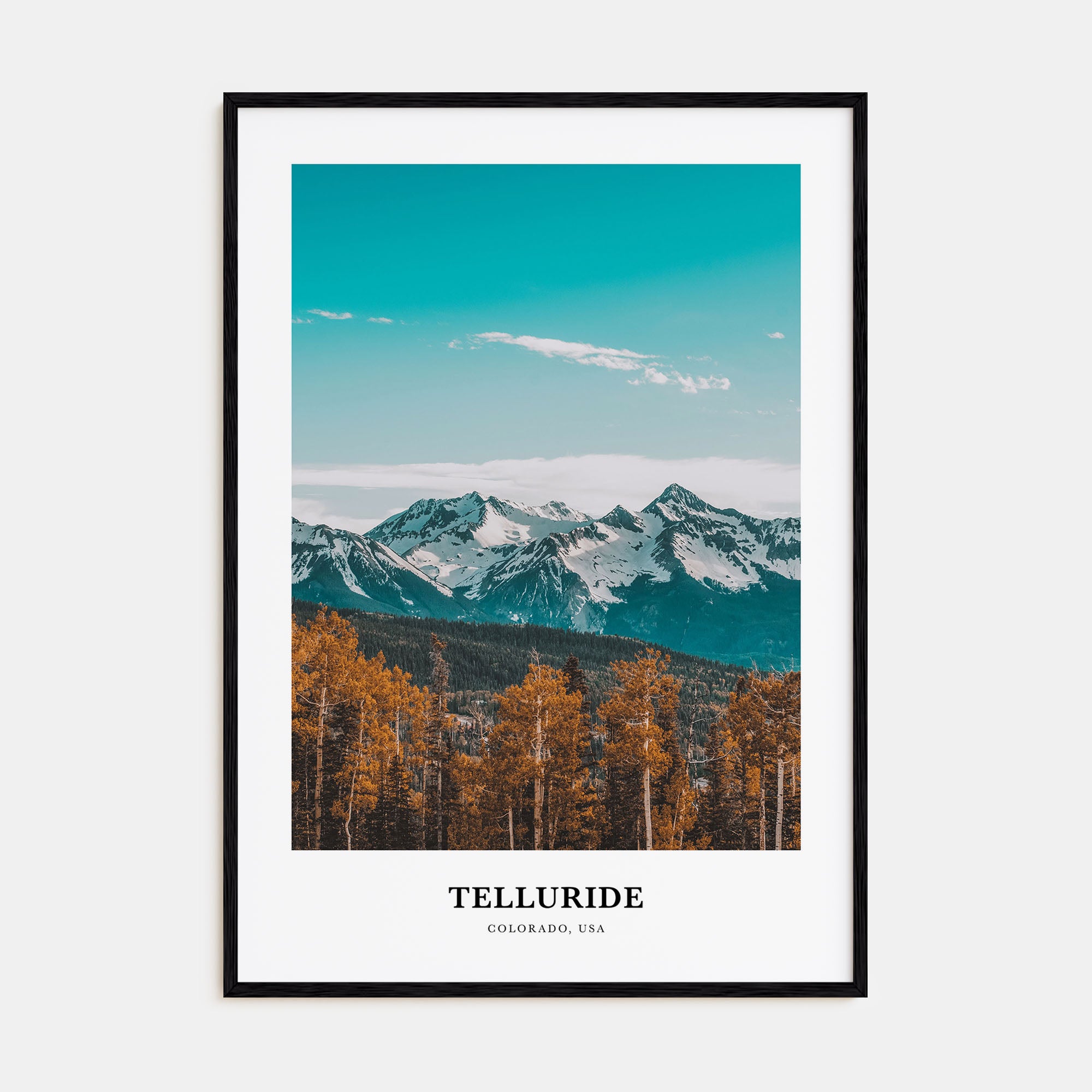 Telluride Portrait Color Poster