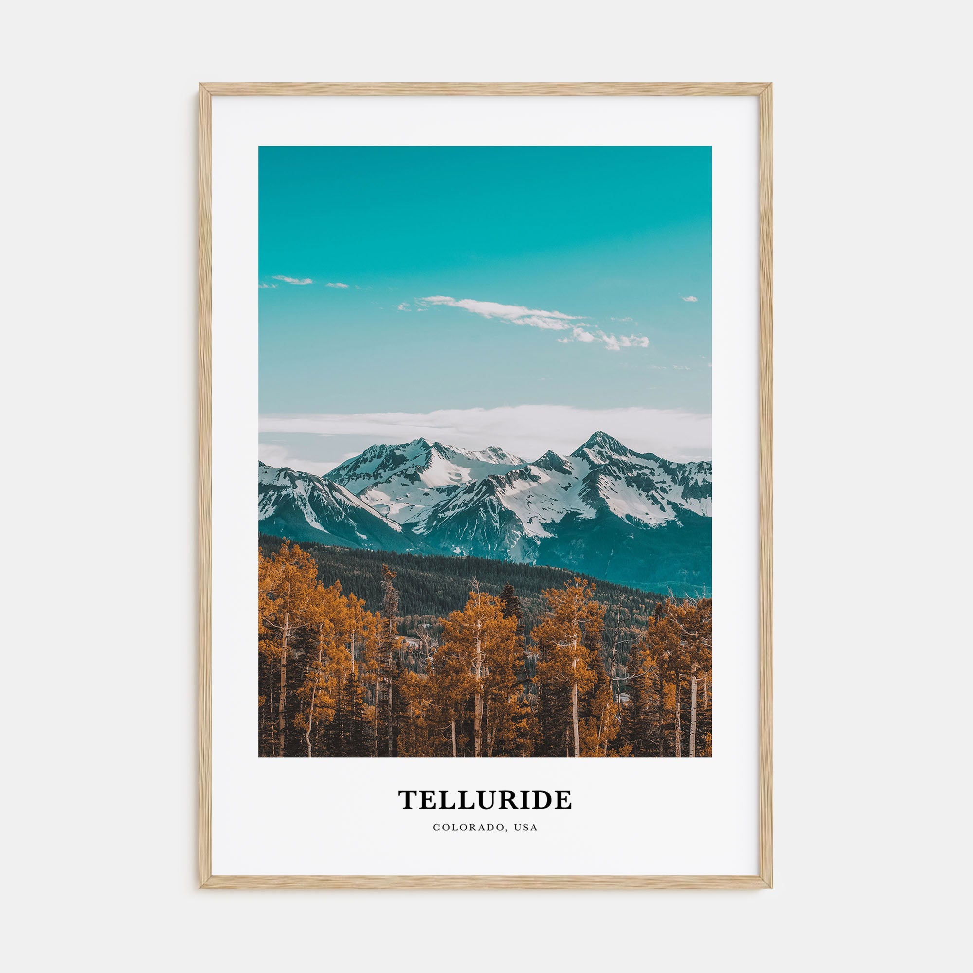 Telluride Portrait Color Poster