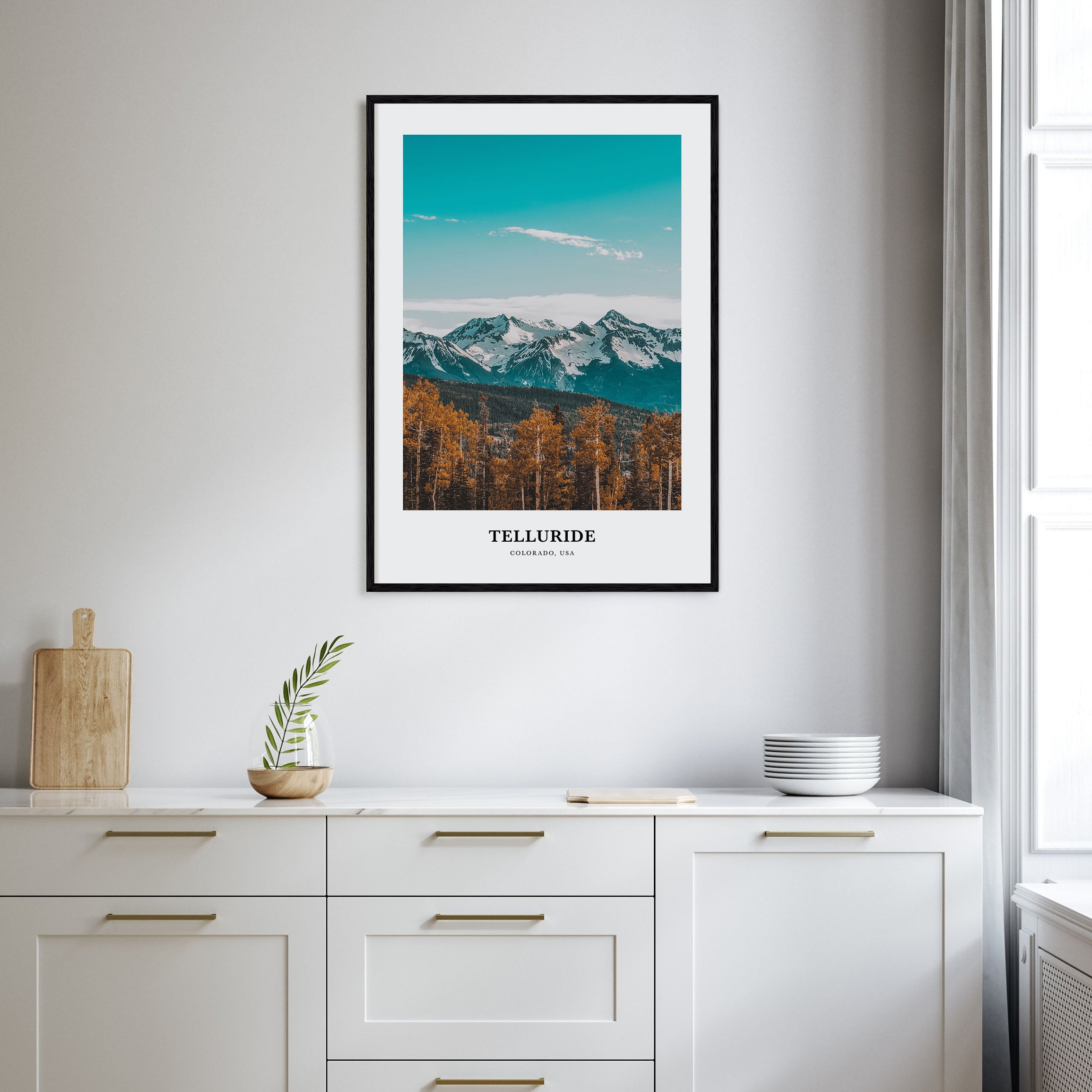 Telluride Portrait Color Poster