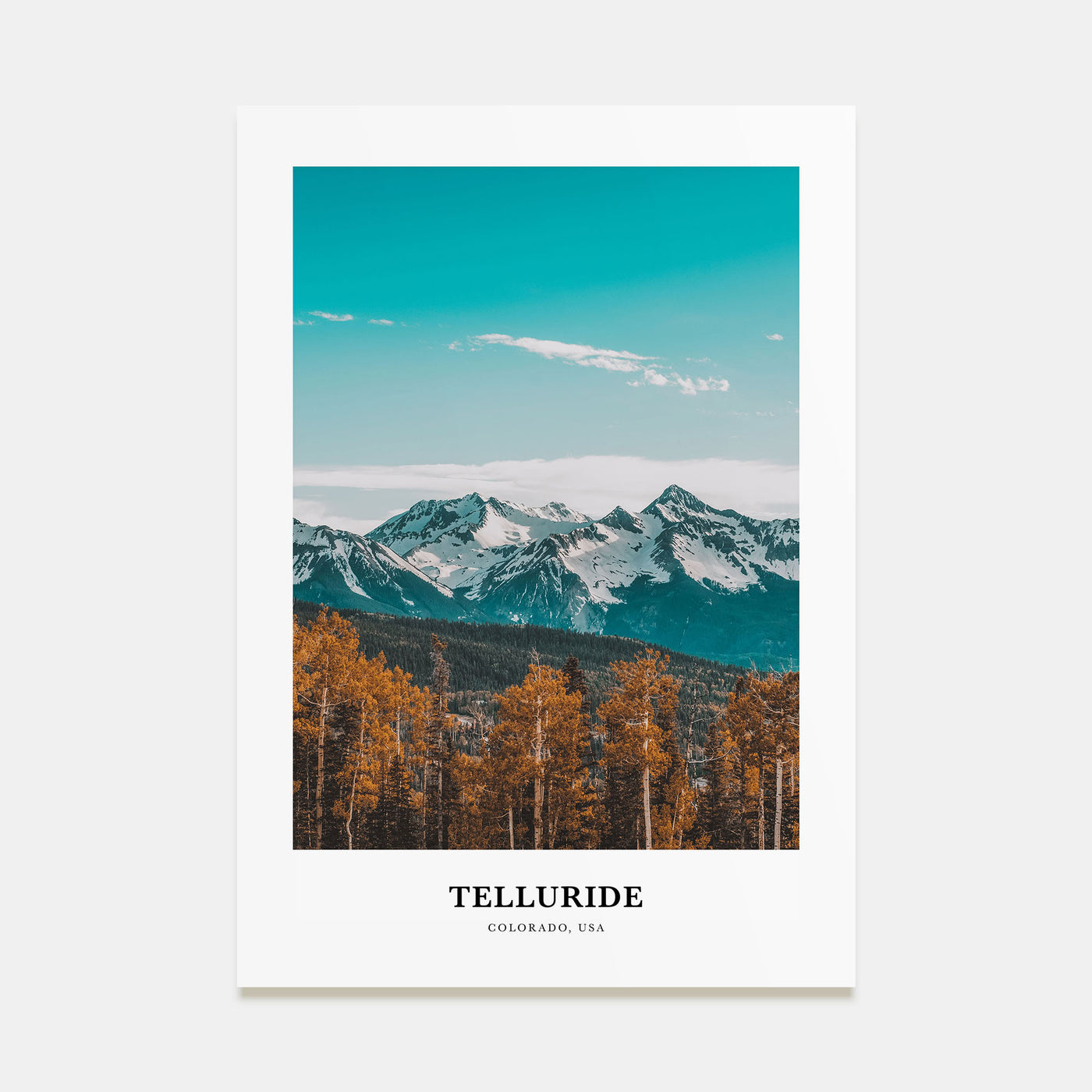 Telluride Portrait Color Poster
