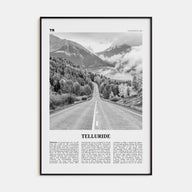Telluride Travel B&W No 2 Poster