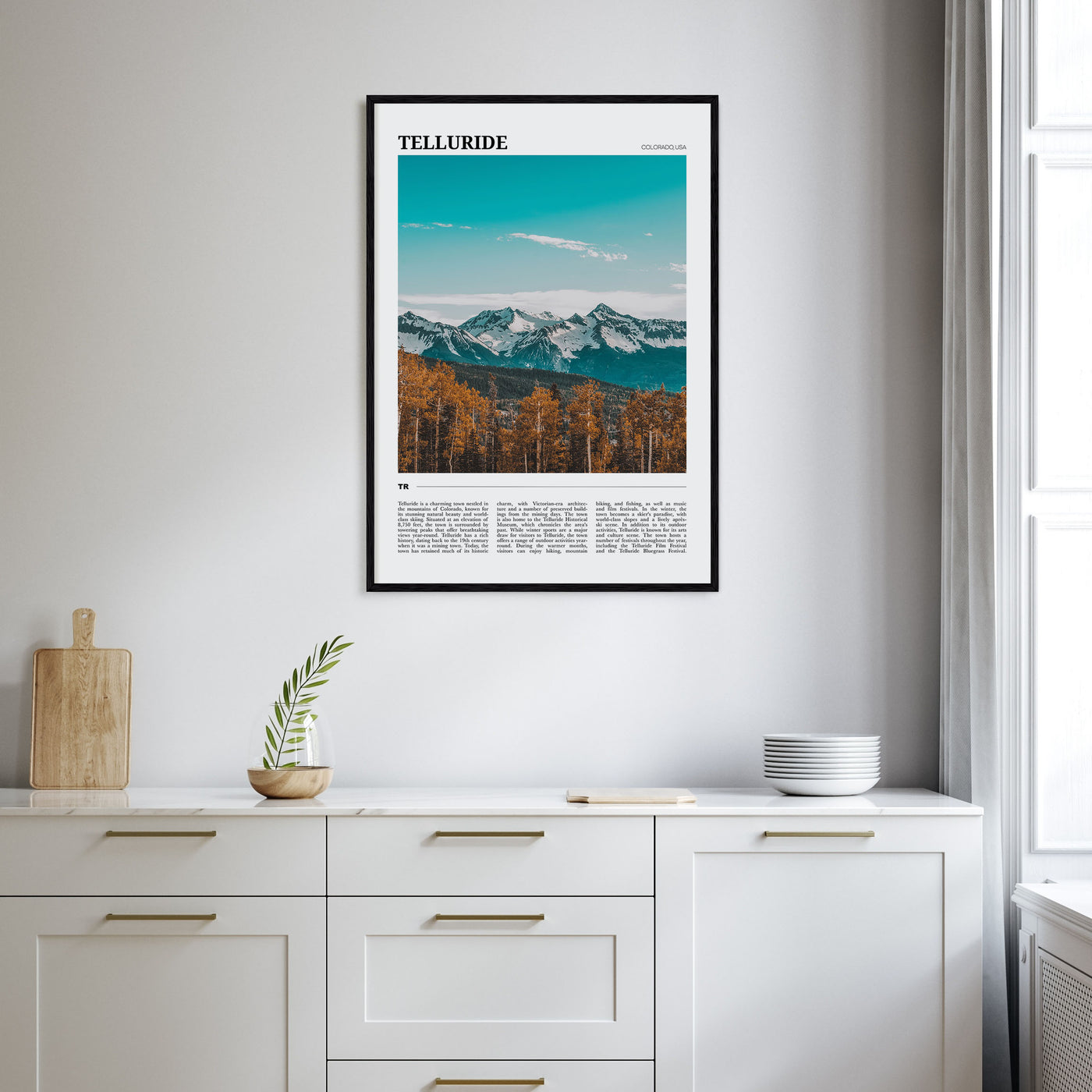 Telluride Travel Color Poster