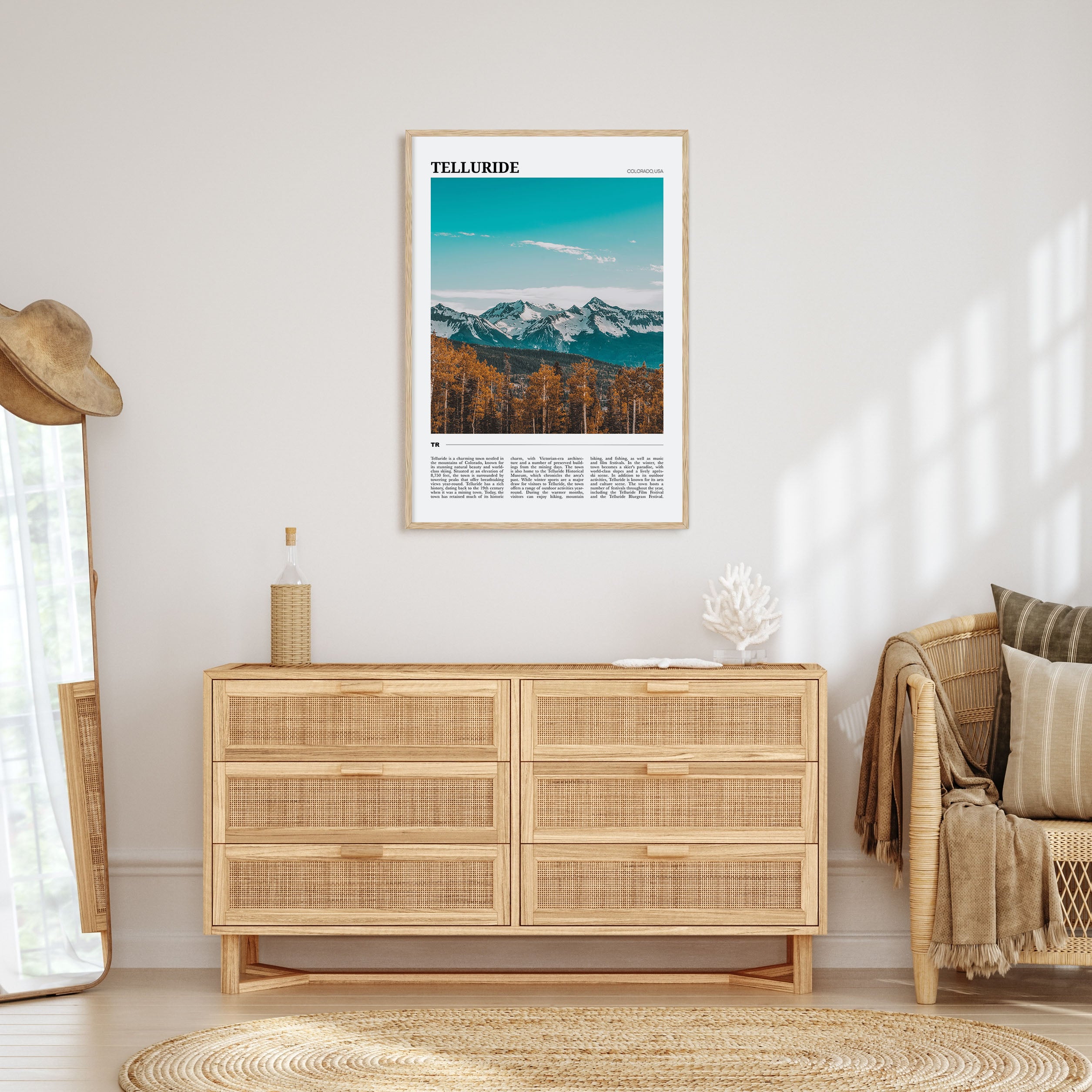 Telluride Travel Color Poster