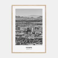 Tempe Portrait B&W Poster