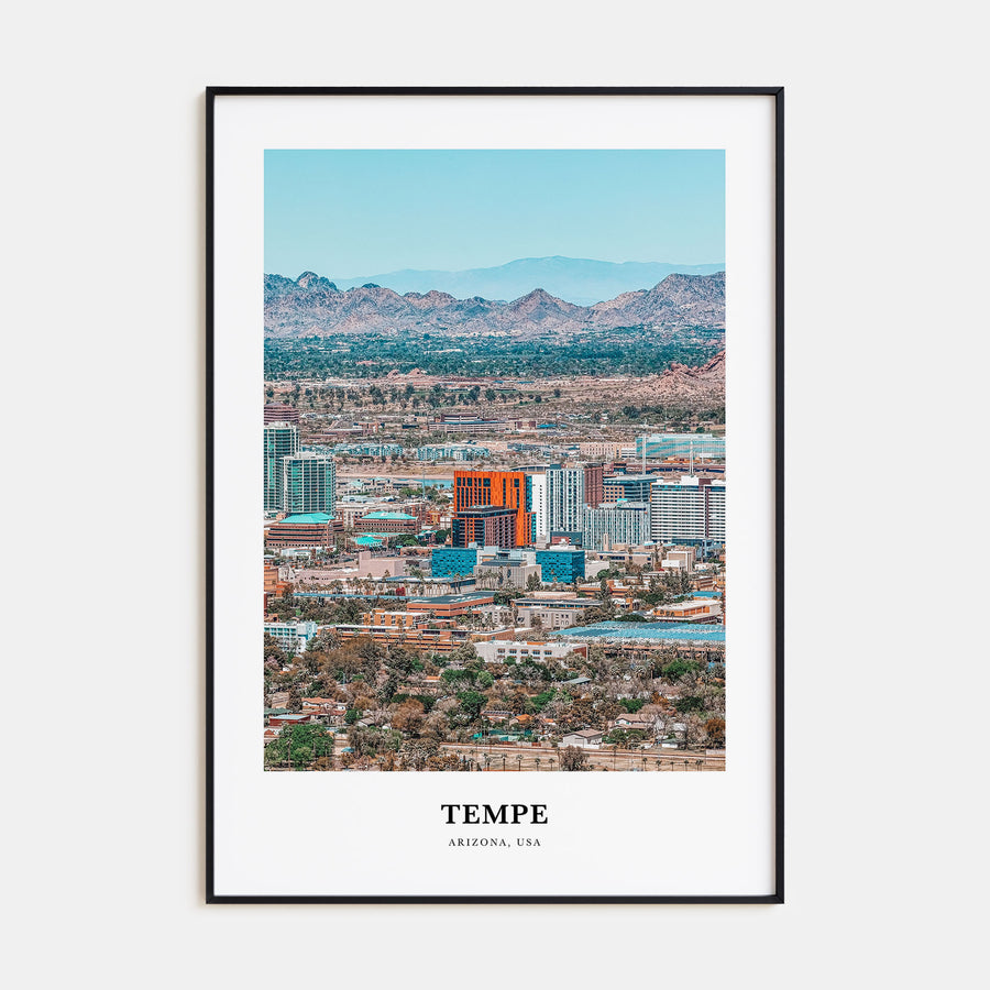 Tempe Portrait Color Poster