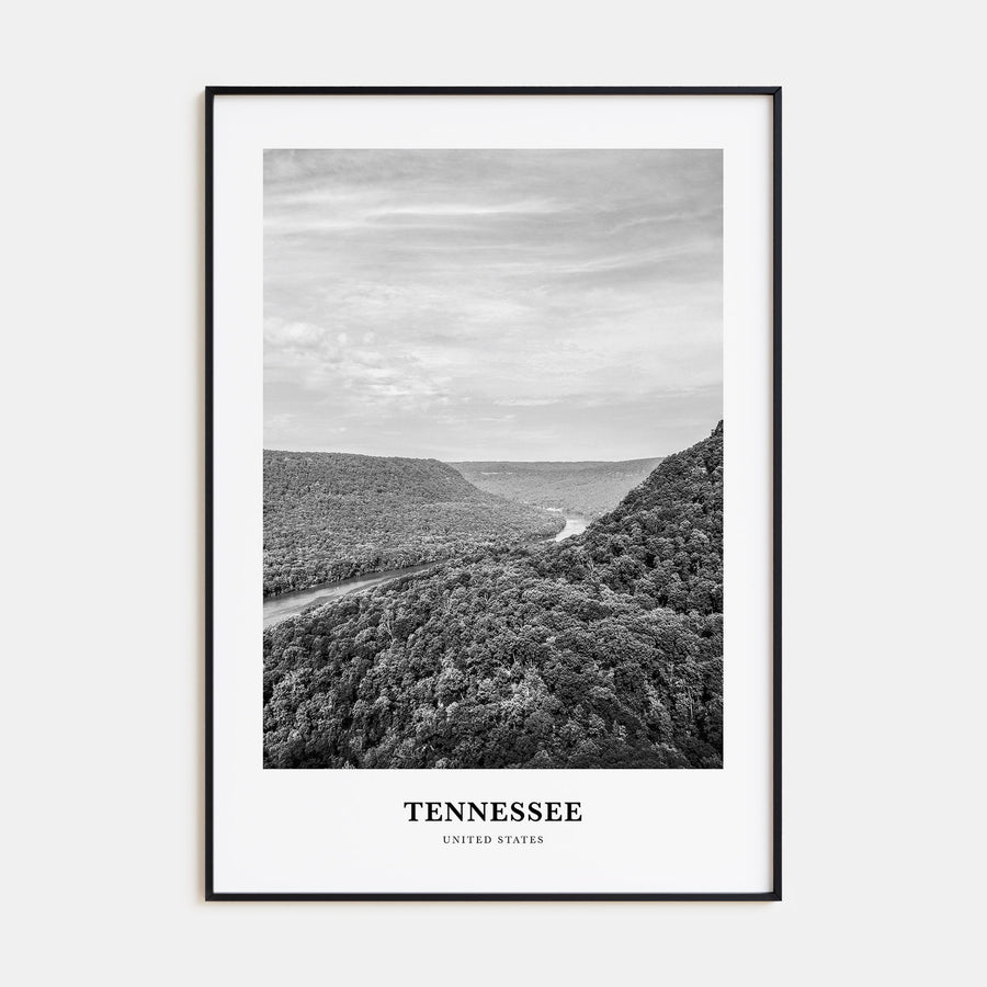 Tennessee Portrait B&W Poster