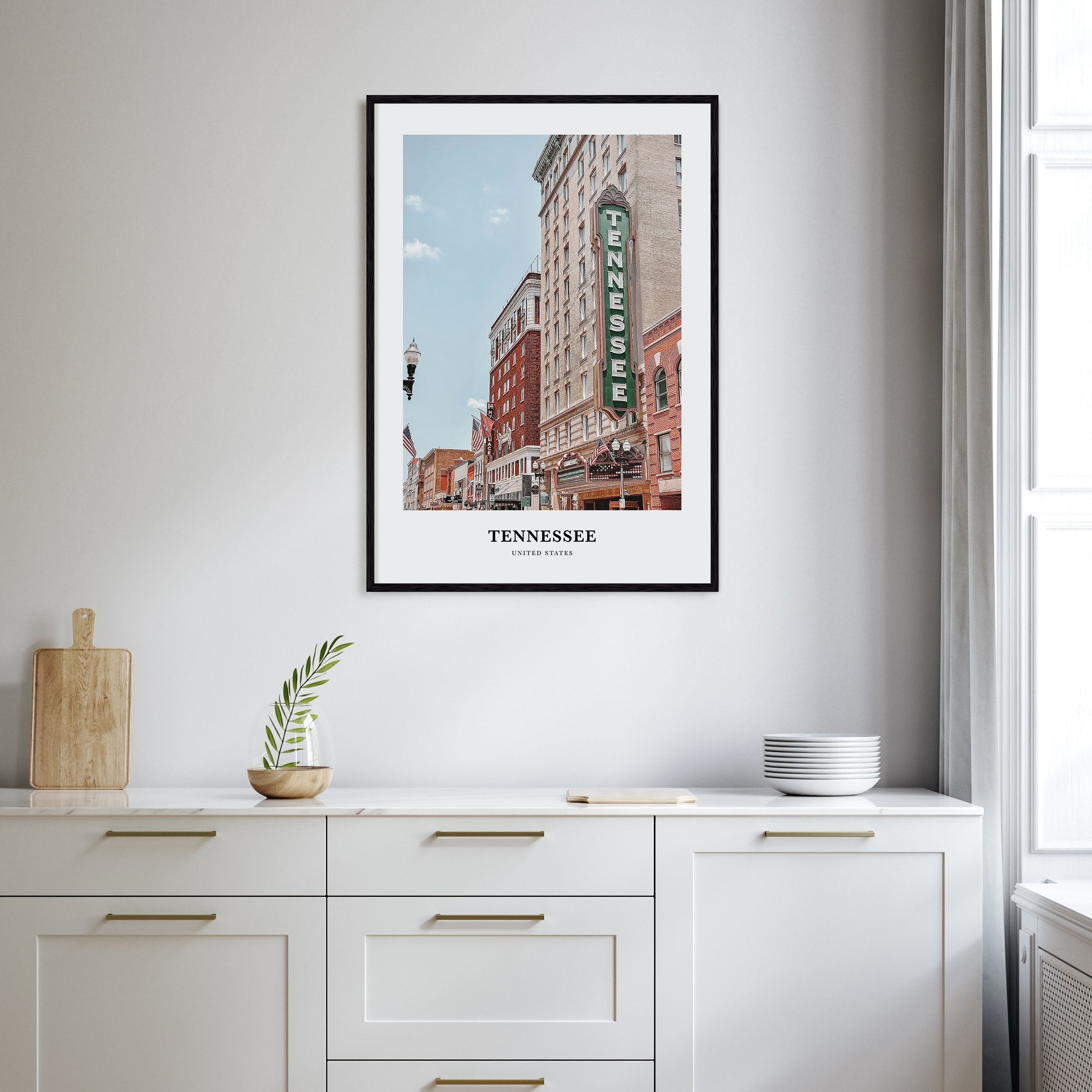 Tennessee Portrait Color No 1 Poster