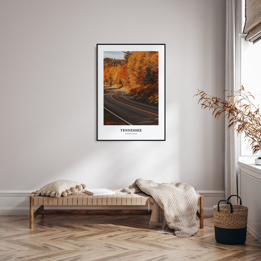 Tennessee Portrait Color No 2 Poster