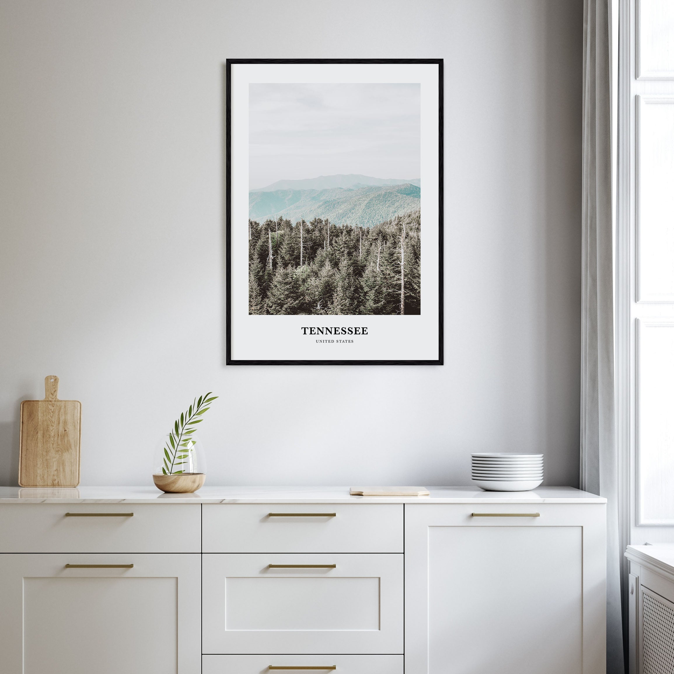 Tennessee Portrait Color No 3 Poster