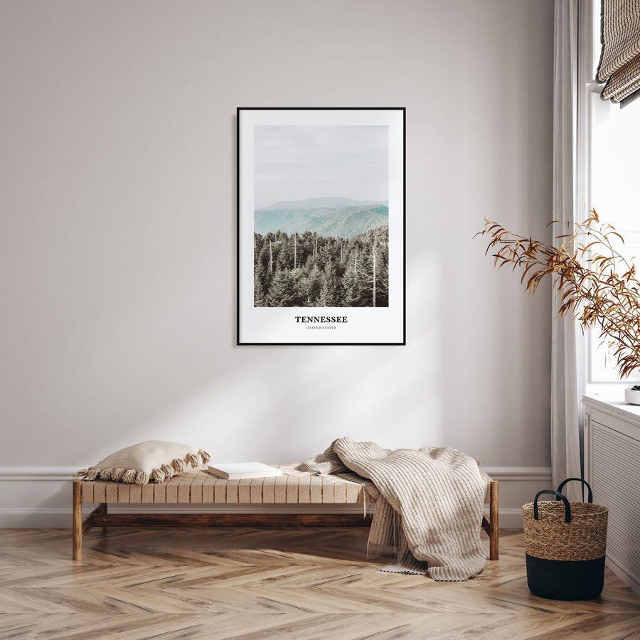 Tennessee Portrait Color No 3 Poster