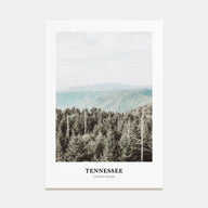 Tennessee Portrait Color No 3 Poster