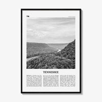 Tennessee Print Black and White No 1, Tennessee Wall Art, Tennessee Poster, Tennessee Photo, Tennessee Decor, USA, United States