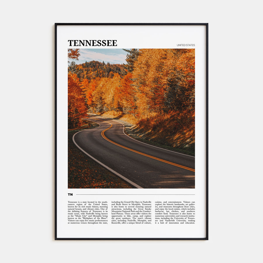 Tennessee Travel Color No 2 Poster
