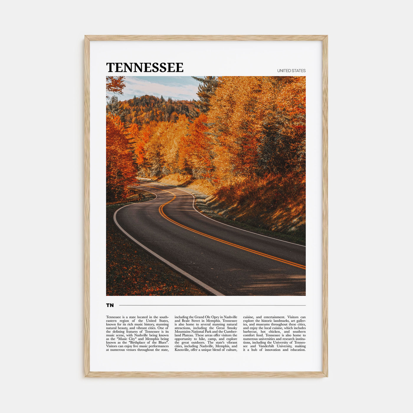 Tennessee Travel Color No 2 Poster