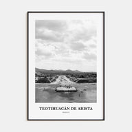 Teotihuacán de Arista Portrait B&W Poster