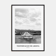 Teotihuacán de Arista Portrait B&W Poster