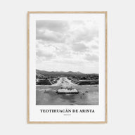Teotihuacán de Arista Portrait B&W Poster