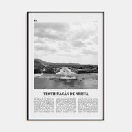Teotihuacán de Arista Travel B&W Poster
