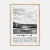 Teotihuacán de Arista Travel B&W Poster