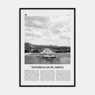 Teotihuacán de Arista Travel B&W Poster