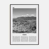 Terni Travel B&W Poster