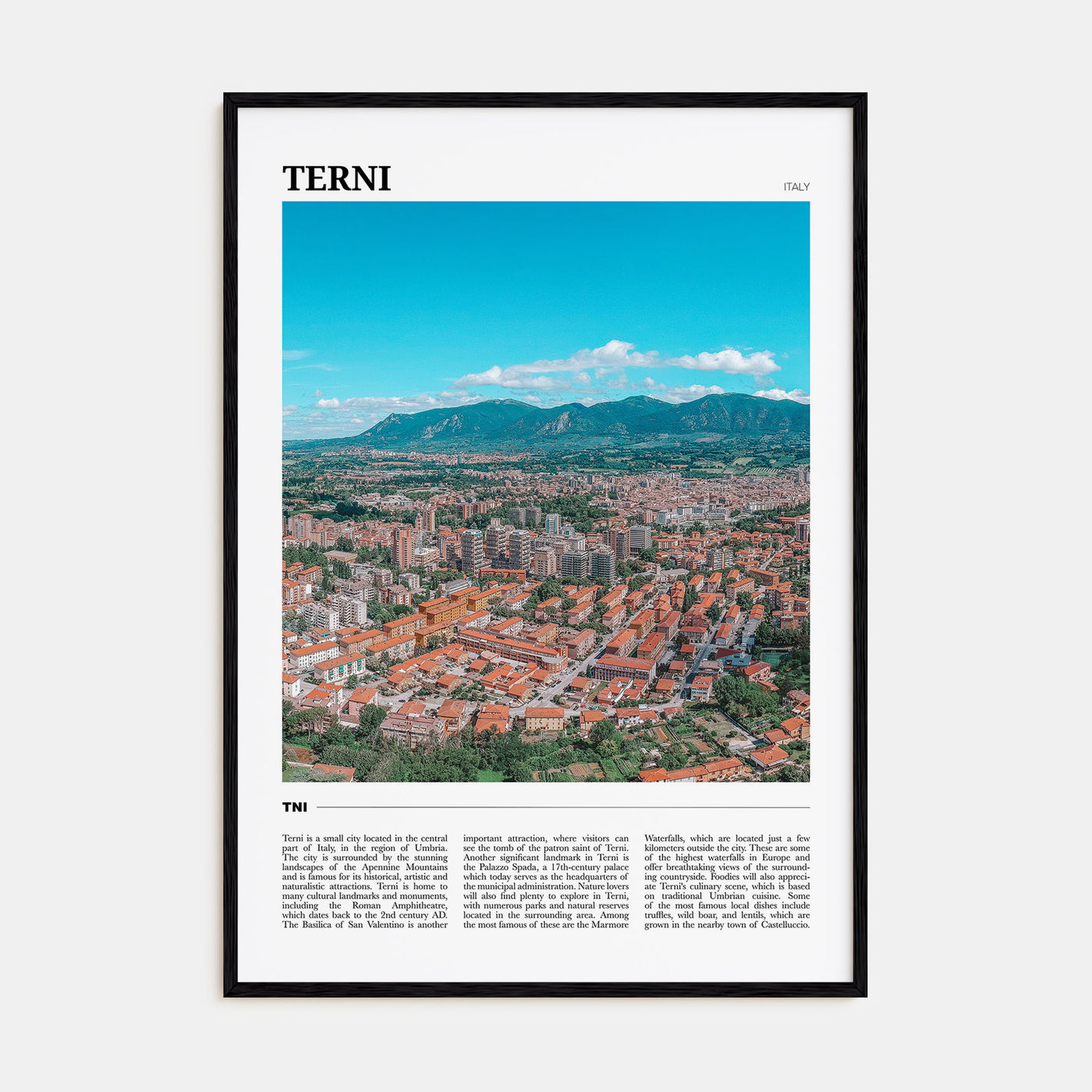 Terni Travel Color Poster