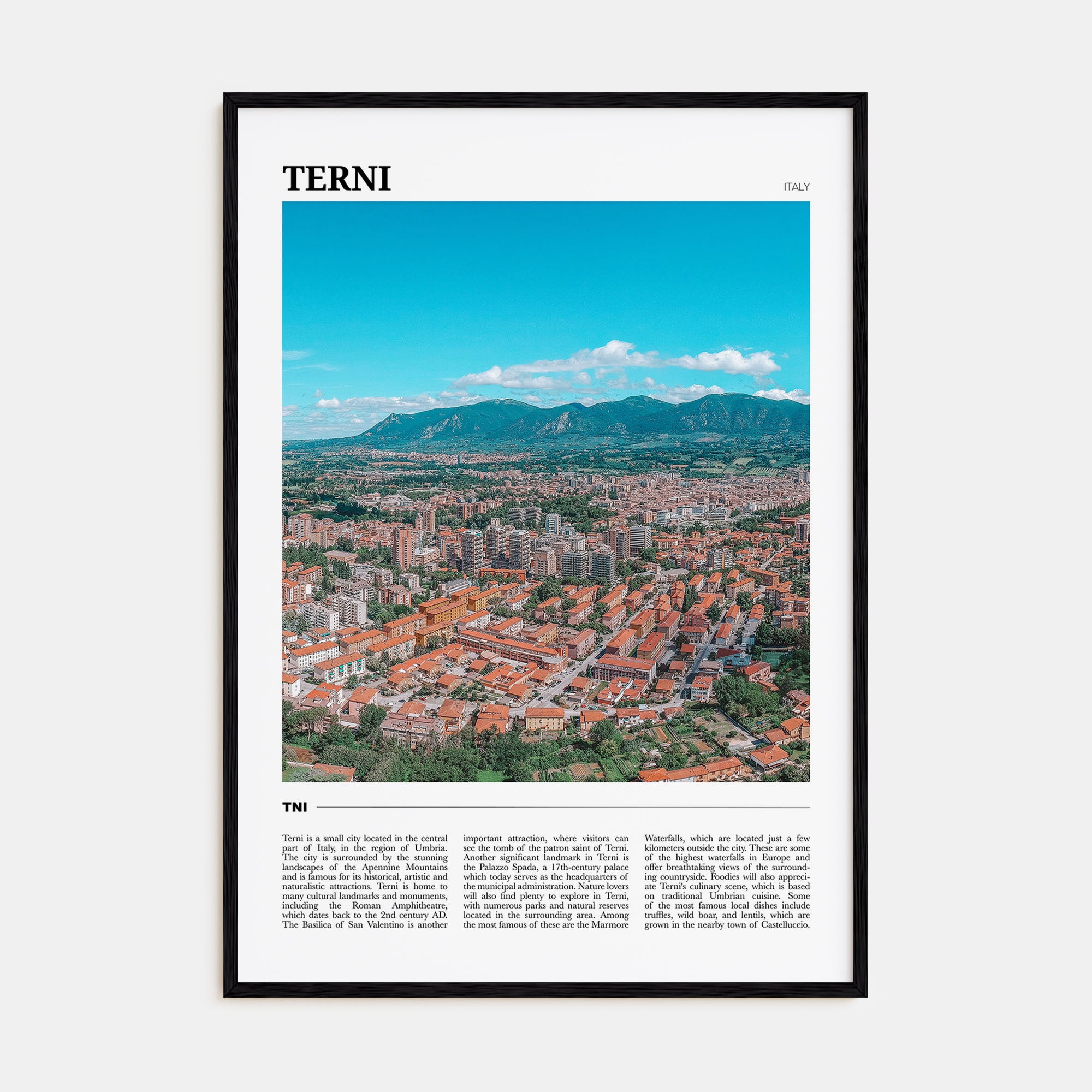 Terni Travel Color Poster